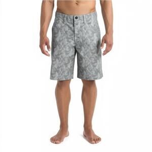 Distortion Mens Digital Camouflage Pattern Casual Shorts